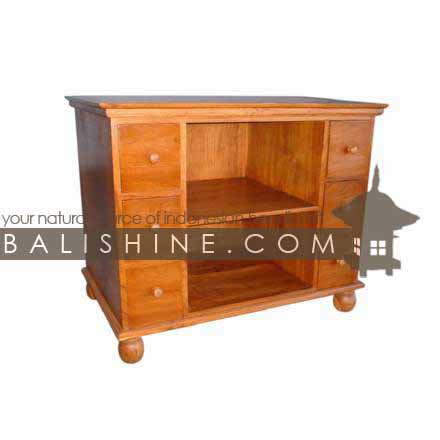 Balishine: Your natural source of indonesian handicraft presents in its Home Decor collection the TV Stand:114GEN253988:This TV stand is produced in indonesia, made from teak wood. It has 6 drawers.  Natural, chocolate or dark color