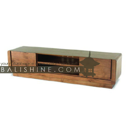Balishine: Your natural source of indonesian handicraft presents in its Home Decor collection the TV Stand:114MNF255969:This TV stand is produced in indonesia, made from teak wood. It has 2 doors.  This furniture is made from high quality teak wood grade A premium. Natural, chocolate or dark color.