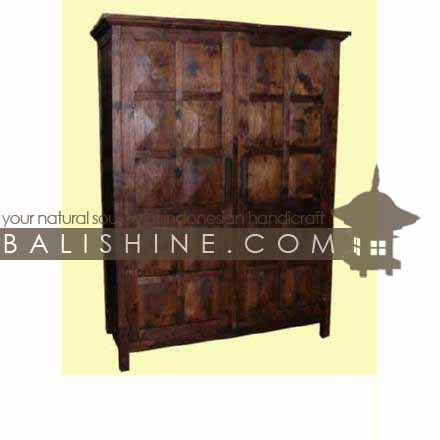 Balishine: Your natural source of indonesian handicraft presents in its Home Decor collection the Wardrobes:114SEF244620:This wardrobe with 2 doors is produced in indonesia, made from teak wood.  Natural, chocolate or dark color
