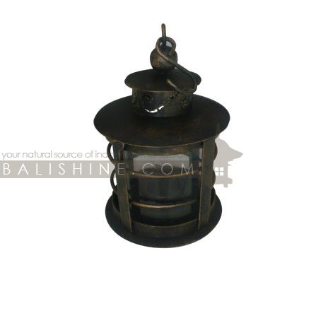 Balishine: Your natural source of indonesian handicraft presents in its Home Decor collection the Candle Holder:13BAG165441:This candle holder is produced in Indonesia made from stainless and glass.  Same as picture