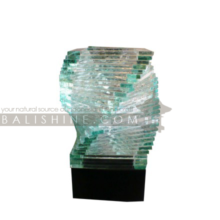 Balishine: Your natural source of indonesian handicraft presents in its Home Decor collection the Candle Holder:13FIS165743:This candle holder is produced in Bali made from glass and MDF wood.  The colors available are natural, black, brown, orange, purpple, green, blue or yellow.