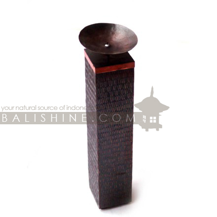 Balishine: Your natural source of indonesian handicraft presents in its Home Decor collection the Copper Candle Holder:13LIS165693:This candle holder made in Bali from copper.  Same as picture