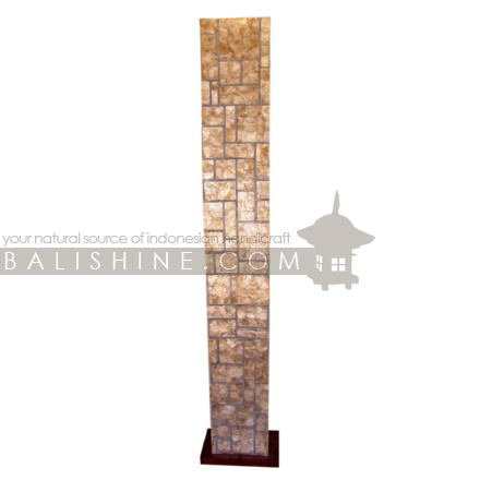 Balishine: Your natural source of indonesian handicraft presents in its Home Decor collection the Lamp:13DUL155481:This lamp is produced in Bali made from shell and fiberglass.  For electric fitting please contact us