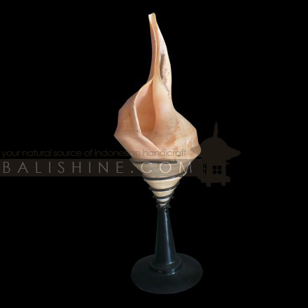 Balishine: Your natural source of indonesian handicraft presents in its Home Decor collection the Lamp :13ELC155435:This lamp is produced in Bali made from shell and stainless.  For electric fitting please contact us