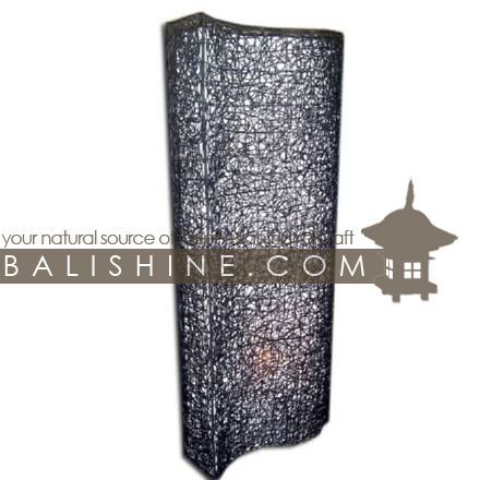Balishine: Your natural source of indonesian handicraft presents in its Home Decor collection the Screen Panel Lamp:13JAS153168:This screen panel lamp is produced in Indonesia made from rotan and textile lampshade.   For electric fitting please contact us