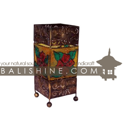 Balishine: Your natural source of indonesian handicraft presents in its Home Decor collection the Lamp:13NAL15798:This lamp is produced in Indonesia made from stainless resin and fiberglass.  For electric fitting please contact us