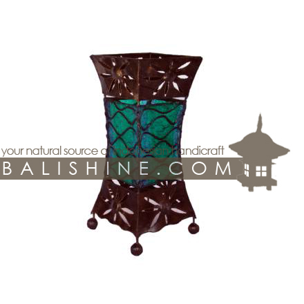 Balishine: Your natural source of indonesian handicraft presents in its Home Decor collection the Lamp:13NAL15802:This lamp is produced in Indonesia made from stainless resin and fiberglass.  For electric fitting please contact us