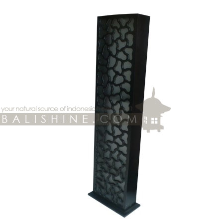 Balishine: Your natural source of indonesian handicraft presents in its Home Decor collection the Lamp :13RAA155437:This lamp is produced in Bali made from mdf wood and plastic glass.  For electric fitting please contact us