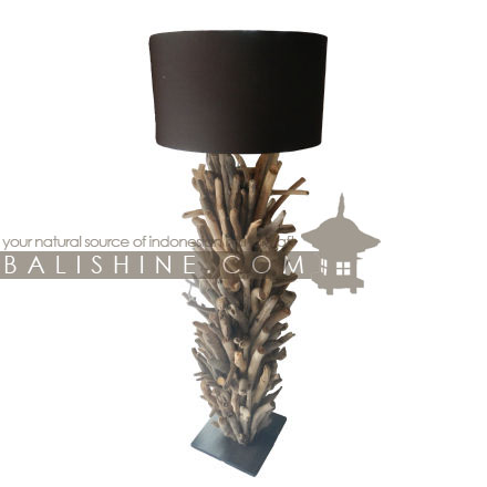 Balishine: Your natural source of indonesian handicraft presents in its Home Decor collection the Lamp DriftWood:13FOR156771:This driftwood lamp  is produced in Bali made from recycled driftwood.  