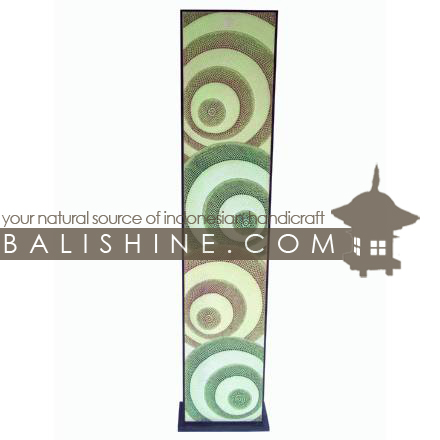Balishine: Your natural source of indonesian handicraft presents in its Home Decor collection the Painting Lamp:13ENJ154854:This painting lamp is produced in Bali, made from mdf wood and acrylic colors from germany.  For electric fitting please contact us