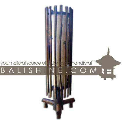 Balishine: Your natural source of indonesian handicraft presents in its Home Decor collection the Round Lamp  :13JAS153108:This round lamp is produced in Indonesia made from natural bamboo and textile lampshade.   For electric fitting please contact us