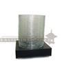 balishine This candle holdler is produced in Bali made from glass and wood