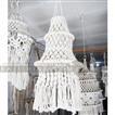 balishine A unique macrame chandelier design. With this macrame hanging lamp shade you'll instantly add a bohemian vibe to your room and it will really warm up a space. It is great for a bedroom, living area, boho wedding background or anywhere where you'd like to bring some texture and interest to your walls.