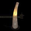 balishine This lamp is made from fiber glass with MDF wood.