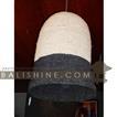 balishine This lamp shade produced in Indonesia is made from natural palm rafia.