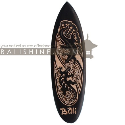 Balishine: Your natural source of indonesian handicraft presents in its Home Decor collection the Decorative Carving Surf Board:17ROR507746:This decorative surf board is made from jempinis wood with hand curving finishing.  Custom design available. Please contact us.