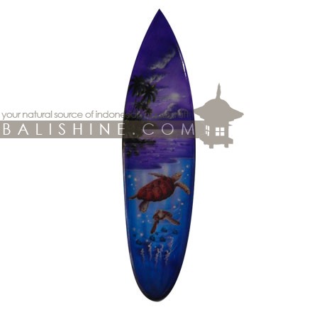 Balishine: Your natural source of indonesian handicraft presents in its Home Decor collection the Decorative Surf Board:17ROR507743:This decorative surf board is made from jempinis wood with hairbrush color finishing.  Custom design available. Please contact us.