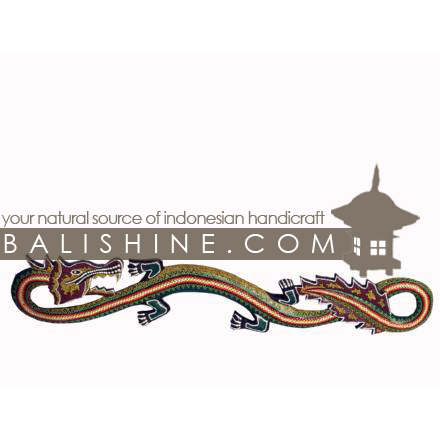 Balishine: Your natural source of indonesian handicraft presents in its Home Decor collection the Dragon :17CIK481727:This dragon painting is a handicraft of Bali made from albesia wood.  Mix color