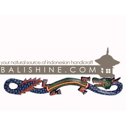 Balishine: Your natural source of indonesian handicraft presents in its Home Decor collection the Dragon :17CIK481728:This dragon painting is a handicraft of Bali made from albesia wood.  Mix color