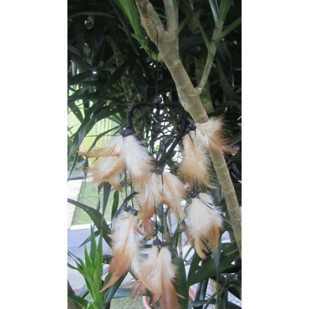 Balishine: Your natural source of indonesian handicraft presents in its Home Decor collection the Dream Catcher:17APA466520:This dream catcher is a handicraft of Bali made from string and feather.  Same as picture