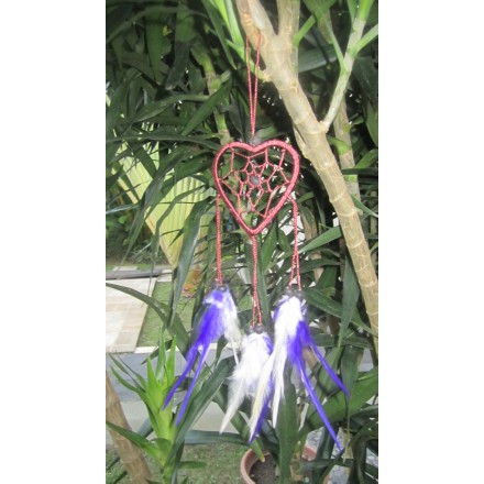Balishine: Your natural source of indonesian handicraft presents in its Home Decor collection the Dream Catcher:17APA466538:This dream catcher is a handicraft of Bali made from string and feather.  Same as picture