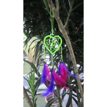 Balishine: Your natural source of indonesian handicraft presents in its Home Decor collection the Dream Catcher:17APA466541:This dream catcher is a handicraft of Bali made from string and feather.  Same as picture