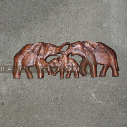 Balishine: Your natural source of indonesian handicraft presents in its Home Decor collection the Elephant:17GUR486459:This elephant carving is a handicraft of Bali made from suar wood.  