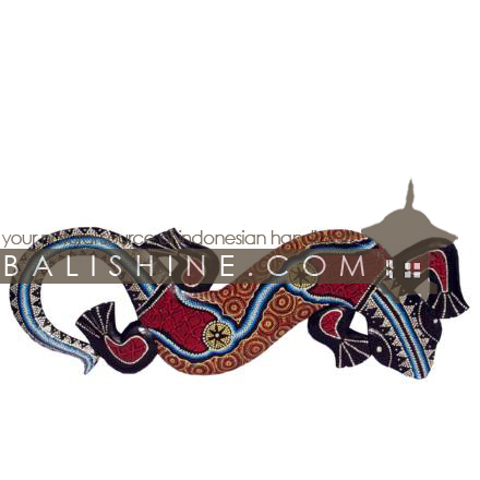 Balishine: Your natural source of indonesian handicraft presents in its Home Decor collection the Gaecko:17CIK481726:This gaecko painting is a handicraft of Bali made from albesia wood.  Mix color