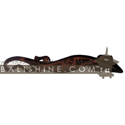 Balishine: Your natural source of indonesian handicraft presents in its Home Decor collection the Gaecko:17ERS482492:This gaecko with burning is a handicraft of Bali made from albesia wood.  