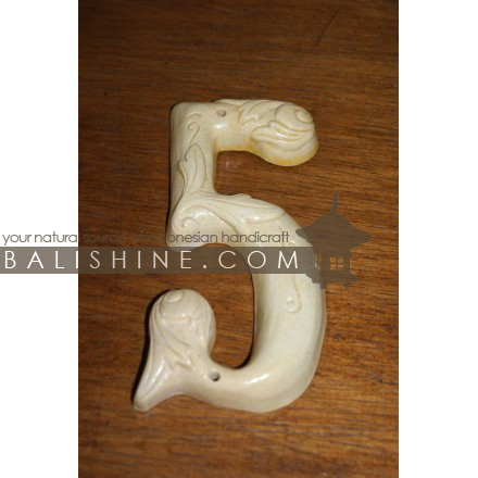 Balishine: Your natural source of indonesian handicraft presents in its Home Decor collection the Number:17AGG506133:This number hanging decoration is produced in Bali made from ceramic.   Same as picture