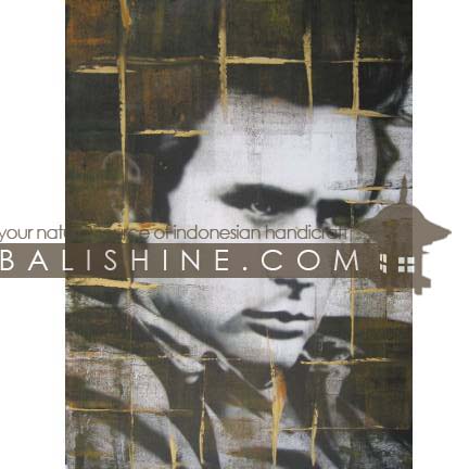 Balishine: Your natural source of indonesian handicraft presents in its Home Decor collection the Painting:17MAG494133:This painting is produced in Bali by artists coming from the Bali art school and from the art village of Ubud. We produced our own canvas to have the highest quality and also import our acrylic colors from germany.  It is made from acrylic-painting on a canvas.