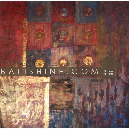 Balishine: Your natural source of indonesian handicraft presents in its Home Decor collection the Painting:17MAG494245:This painting is produced in Bali by artists coming from the Bali art school and from the art village of Ubud. We produced our own canvas to have the highest quality and also import our acrylic colors from germany.  It is made from acrylic-painting on a canvas with CDrom and table mad.