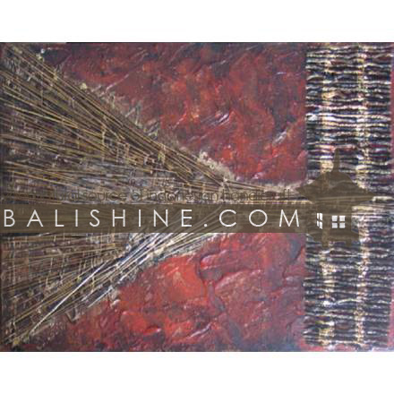 Balishine: Your natural source of indonesian handicraft presents in its Home Decor collection the Painting:17MAG494373:This painting is produced in Bali by artists coming from the Bali art school and from the art village of Ubud. We produced our own canvas to have the highest quality and also import our acrylic colors from germany.  It is made from acrylic-painting on a canvas with coconut leaf.