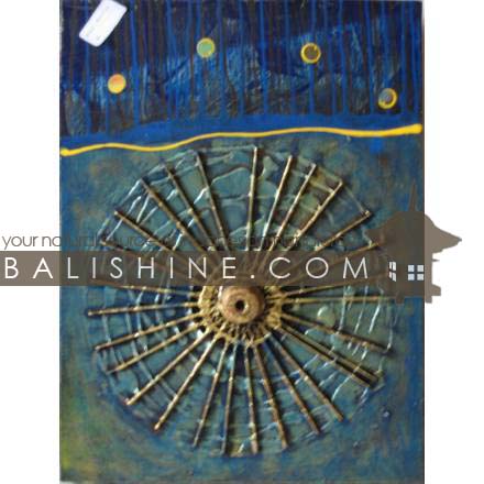 Balishine: Your natural source of indonesian handicraft presents in its Home Decor collection the Painting:17MAG494429:This painting is produced in Bali by artists coming from the Bali art school and from the art village of Ubud. We produced our own canvas to have the highest quality and also import our acrylic colors from germany.  It is made from acrylic-painting on a canvas with wood and beads.
