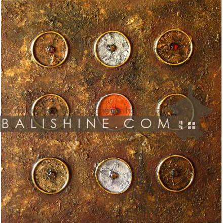 Balishine: Your natural source of indonesian handicraft presents in its Home Decor collection the Painting:17MAG494465:This painting is produced in Bali by artists coming from the Bali art school and from the art village of Ubud. We produced our own canvas to have the highest quality and also import our acrylic colors from germany.  It is made from acrylic-painting on a canvas with rattan.