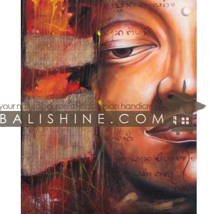 Balishine: Your natural source of indonesian handicraft presents in its Home Decor collection the Painting:17MAG494557:This painting is produced in Bali by artists coming from the Bali art school and from the art village of Ubud. We produced our own canvas to have the highest quality and also import our acrylic colors from germany.  It is made from acrylic-painting on a canvas with recycle paper.