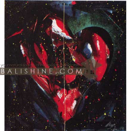 Balishine: Your natural source of indonesian handicraft presents in its Home Decor collection the Painting:17SPS495290:This painting is produced in Bali by artists coming from the Bali art school and from the art village of Ubud. We produced our own canvas to have the highest quality and also import our acrylic colors from germany.  It is made from acrylic-painting on a canvas.