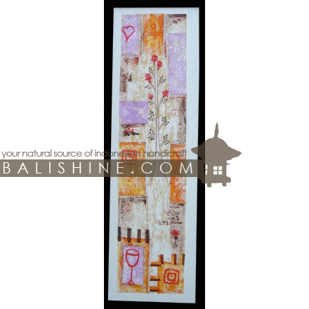 Balishine: Your natural source of indonesian handicraft presents in its Home Decor collection the Painting:17SPS495303:This painting is produced in Bali by artists coming from the Bali art school and from the art village of Ubud. We produced our own canvas to have the highest quality and also import our acrylic colors from germany.  It is made from acrylic-painting on a canvas.