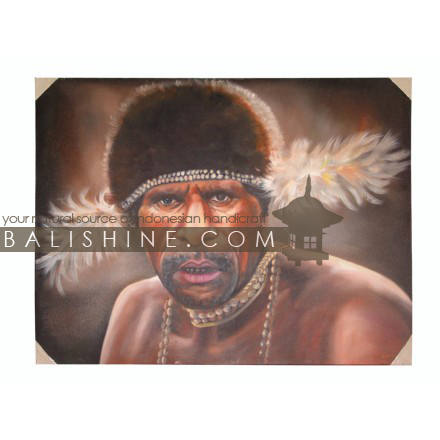 Balishine: Your natural source of indonesian handicraft presents in its Home Decor collection the Painting:17SPS495380:This painting is produced in Bali by artists coming from the Bali art school and from the art village of Ubud. We produced our own canvas to have the highest quality and also import our acrylic colors from germany.  It is made from acrylic-painting on a canvas.