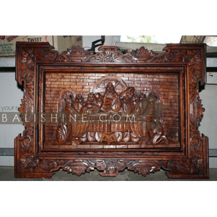 Balishine: Your natural source of indonesian handicraft presents in its Home Decor collection the Panel:17GUR506461:This panel is a handicraft of Bali made from suar wood.  
