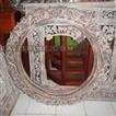 balishine This mirror is a handicraft of Bali made from natural carving mahoni wood with mirror 3mm thickness.