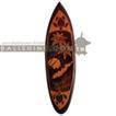 balishine This decorative surf board is made from jempinis wood with hand curving finishing.