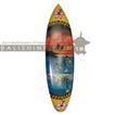 balishine This decorative surf board is made from jempinis wood with hairbrush color finishing.