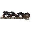 balishine This dragon with skin of eggs is a handicraft of Bali made from albesia wood.