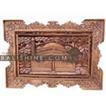 balishine This curving frame is a handicraft of Bali made from suar wood.
