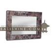 balishine This rectangular mirror is a handicraft of Bali made from natural stone.