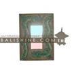 balishine This rectangular mirror is a handicraft of Bali made from MDF wood.