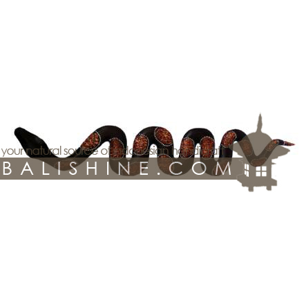 Balishine: Your natural source of indonesian handicraft presents in its Home Decor collection the Snake:17MUL481645:This snake is a handicraft of Bali made from albesia wood.  