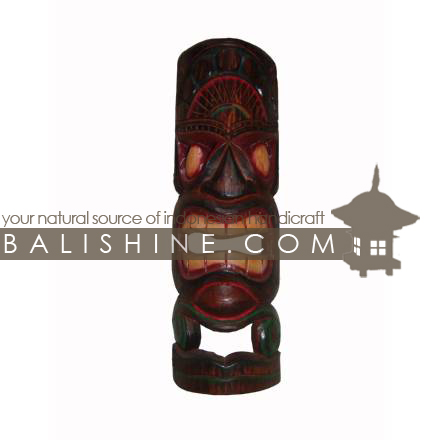 Balishine: Your natural source of indonesian handicraft presents in its Home Decor collection the Tiki Mask:17BAA475188:This tiki mask is a handicraft of Bali made from albesia wood.  Same as picture 