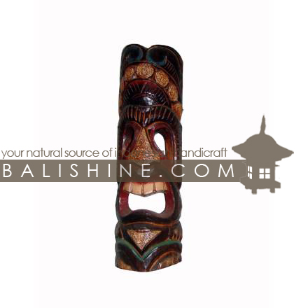 Balishine: Your natural source of indonesian handicraft presents in its Home Decor collection the Tiki Mask:17BAA475189:This tiki mask is a handicraft of Bali made from albesia wood.  Same as picture 
